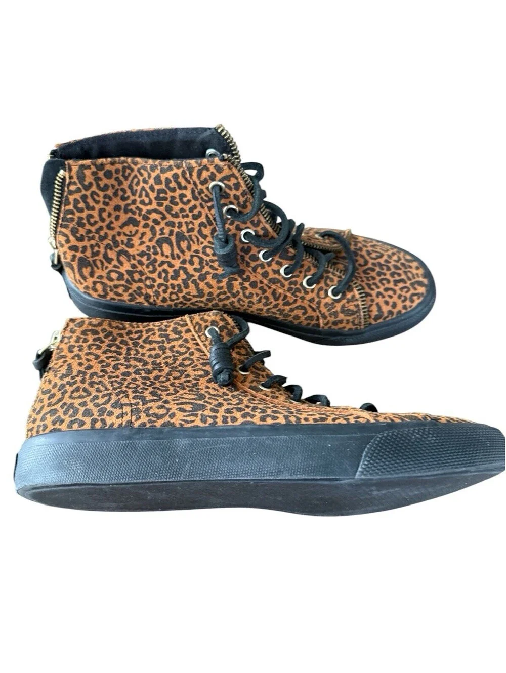 Sperry Rebecca Minkoff Mid Top Fashion Sneaker Zip Back Size 7
